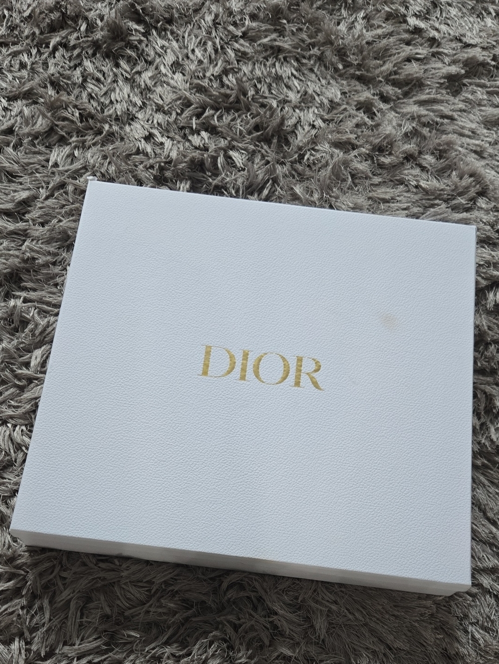 Dior White Wall Box with Gold Logo